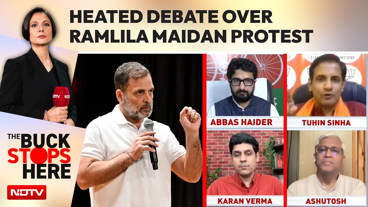 "Cancel Congress Rally Permission Then": Heated Debate Over Ramlila Maidan Protest