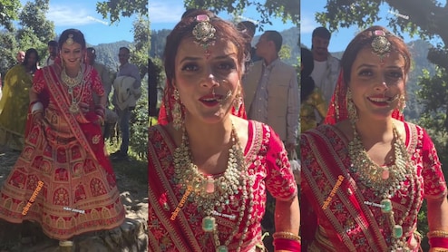 लहंगे में 4 घंटे में 18 किमी पैदल चलकर दुल्हन पहुंची ससुराल, बोली- धामी जी सड़क बनवा दो