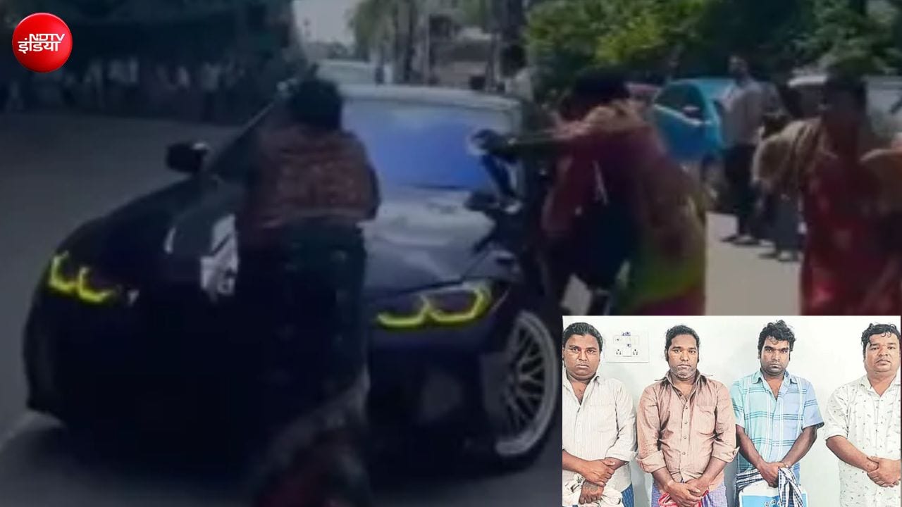 साड़ी पहन बने किन्नर, BMW मालिक से जबरन मांग रहे थे पैसे; CCTV खंगाल पुलिस ने 4 को किया गिरफ्तार