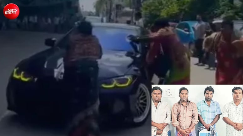 साड़ी पहन बने किन्नर, BMW मालिक से जबरन मांग रहे थे पैसे; CCTV खंगाल पुलिस ने 4 को किया गिरफ्तार