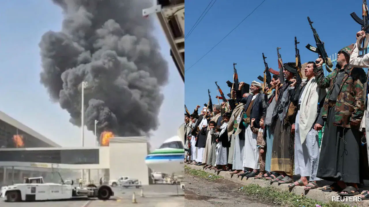 Video Shows Moment Houthi Missile Struck Riyadh Airport, Killing 13