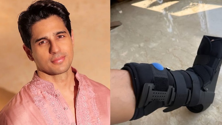 'Took Break A Leg Too Seriously': Sidharth Malhotra Shares Picture Of Injured Leg