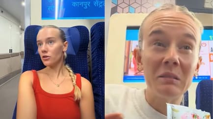 Foreign Traveller Left Amazed By Vande Bharat, Calls It The 'Biggest Train'
