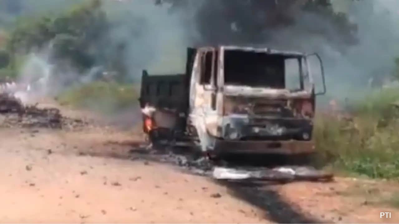 5 Killed As Diesel Fire Spreads, Burns Multiple Vehicles In Andhra
