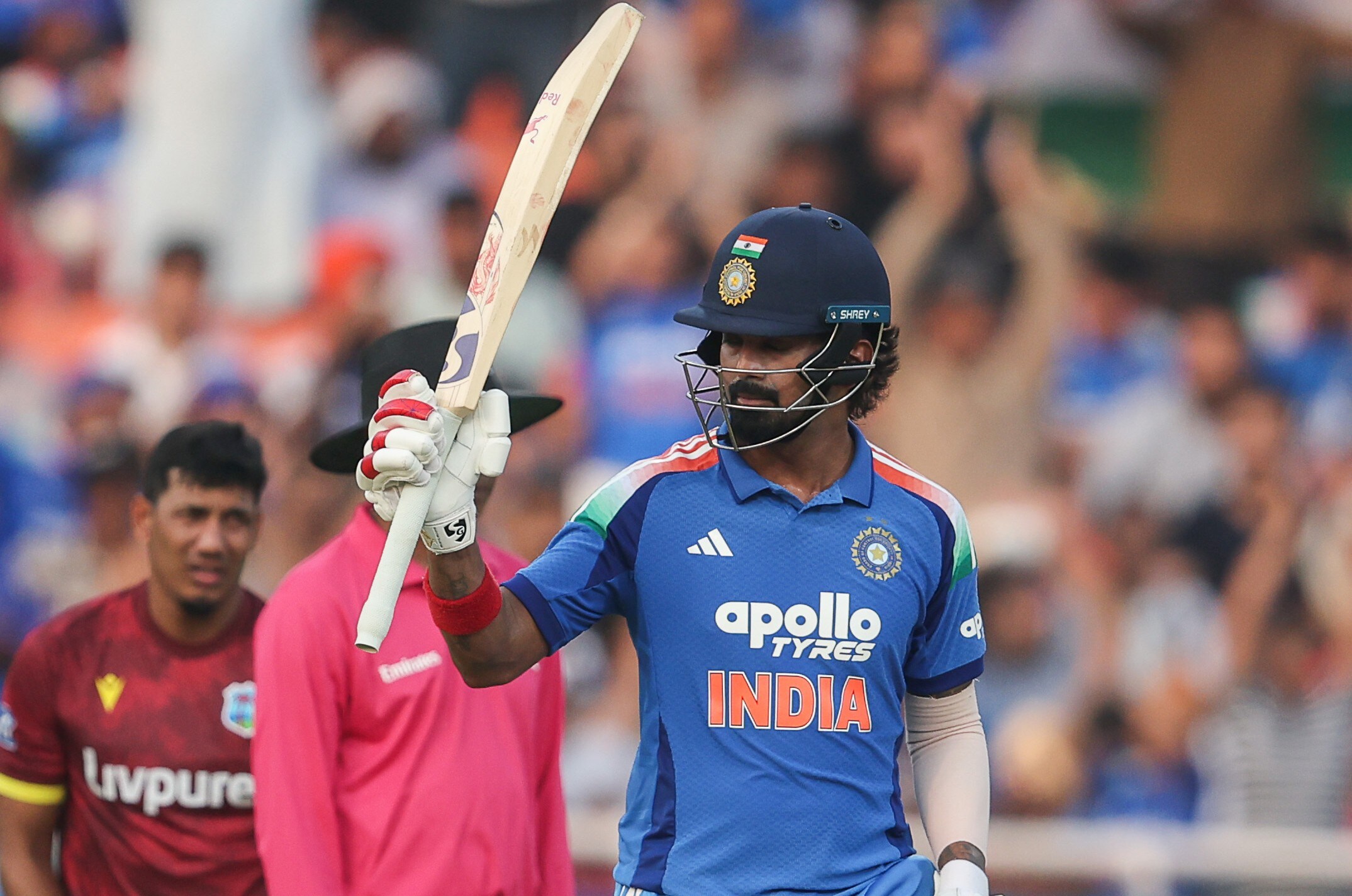 3rd ODI LIVE: KL Rahul Slams 80-Ball Ton, India Dominate West Indies