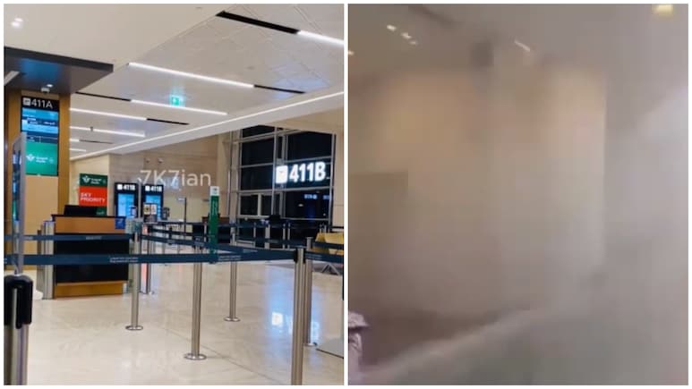 Explosions, Fire: Viral Videos Claim Gates At Riyadh Airport Closed, Passengers Evacuated After Houthis Attack