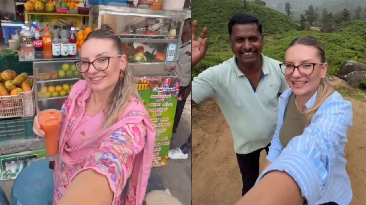 Foreign Woman Travels Solo Across India, Says "People Gave Me Energy"