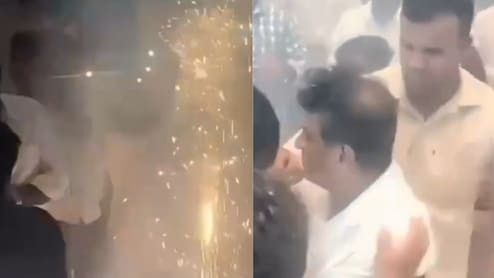 Firecracker Explodes Near Shivarajkumar During Bail Promotion, Actor Narrowly Escapes