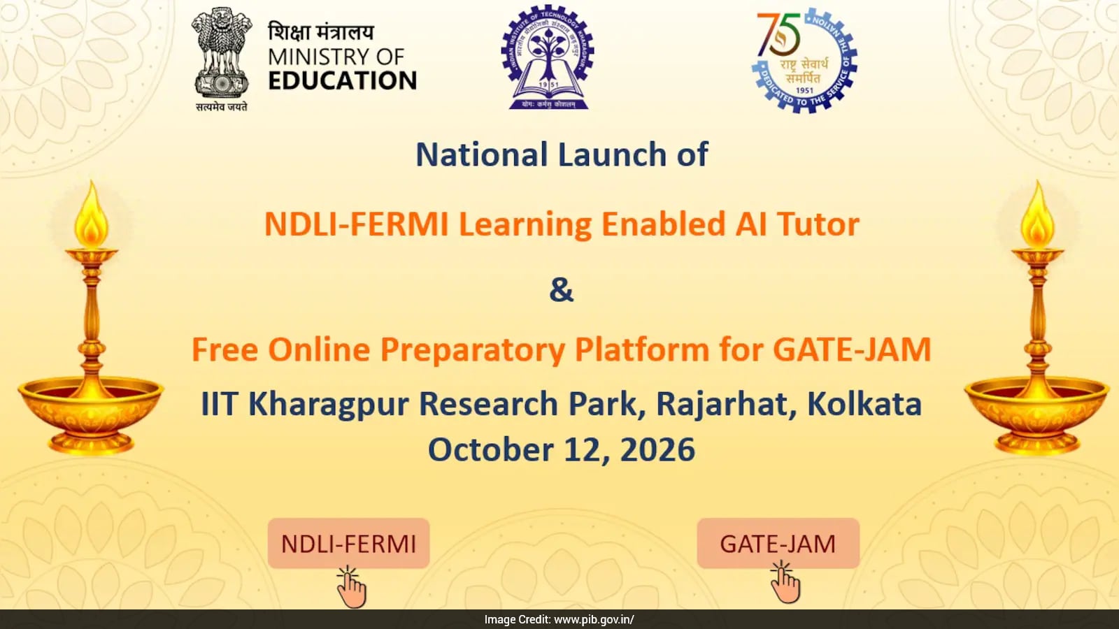 IIT Kharagpur Launches Free AI Tutor and Online GATE-JAM Preparation Platform
