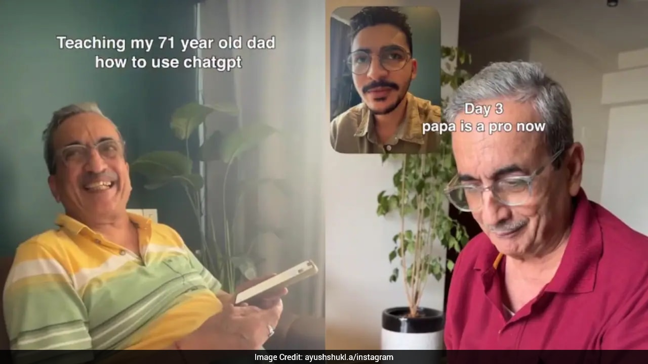 Entrepreneur Teaches Father To Use ChatGPT, Calls Him A Pro On Day 3