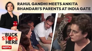 Rahul Gandhi Meets Ankita Bhandari's Parents At India Gate, BJP Calls It 'Cheap Politics'