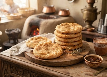 Discover The Rich Flavour And Unique Texture Of Traditional Bakarkhani Royal Flatbread From Mughlai Cuisine