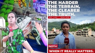 NDTV Reporter's Nepal Coverage Featured In Bhubaneswar Puja Pandal