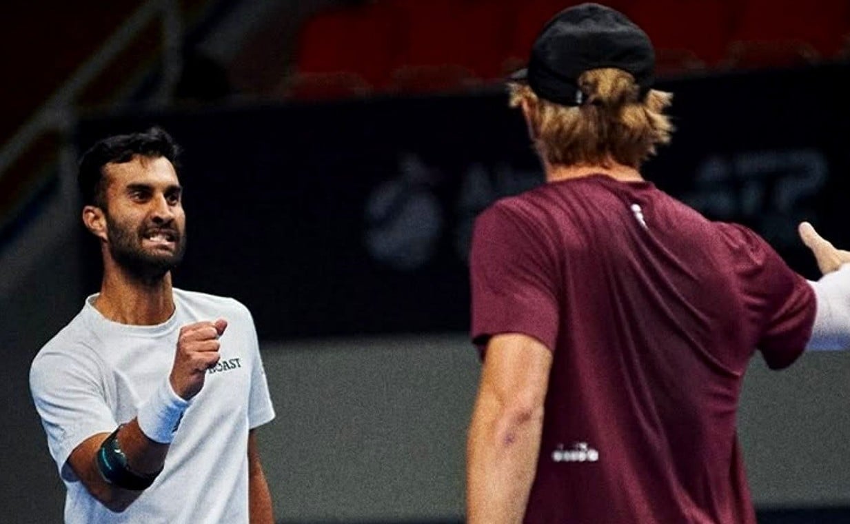 Yuki Bhambri And Ryan Seggerman Lift Almaty Open Doubles Trophy
