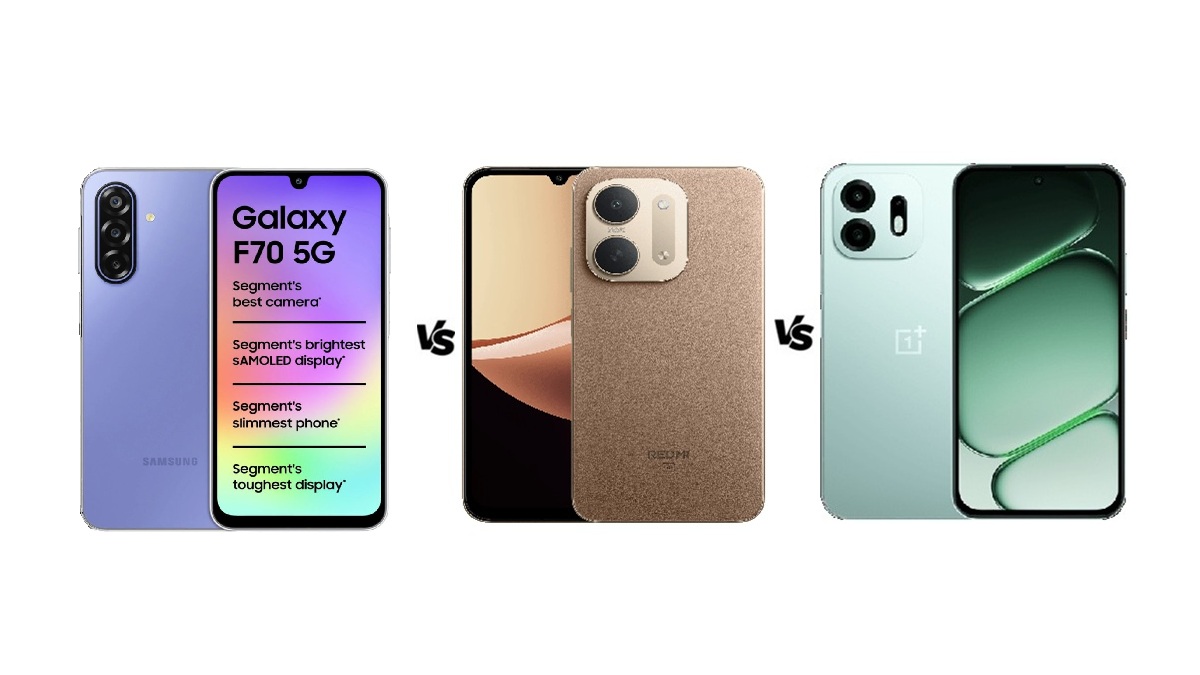 Samsung Galaxy F70 5G vs Redmi 17C 5G vs OnePlus N6: ₹20 हजार के बजट में मुकाबला