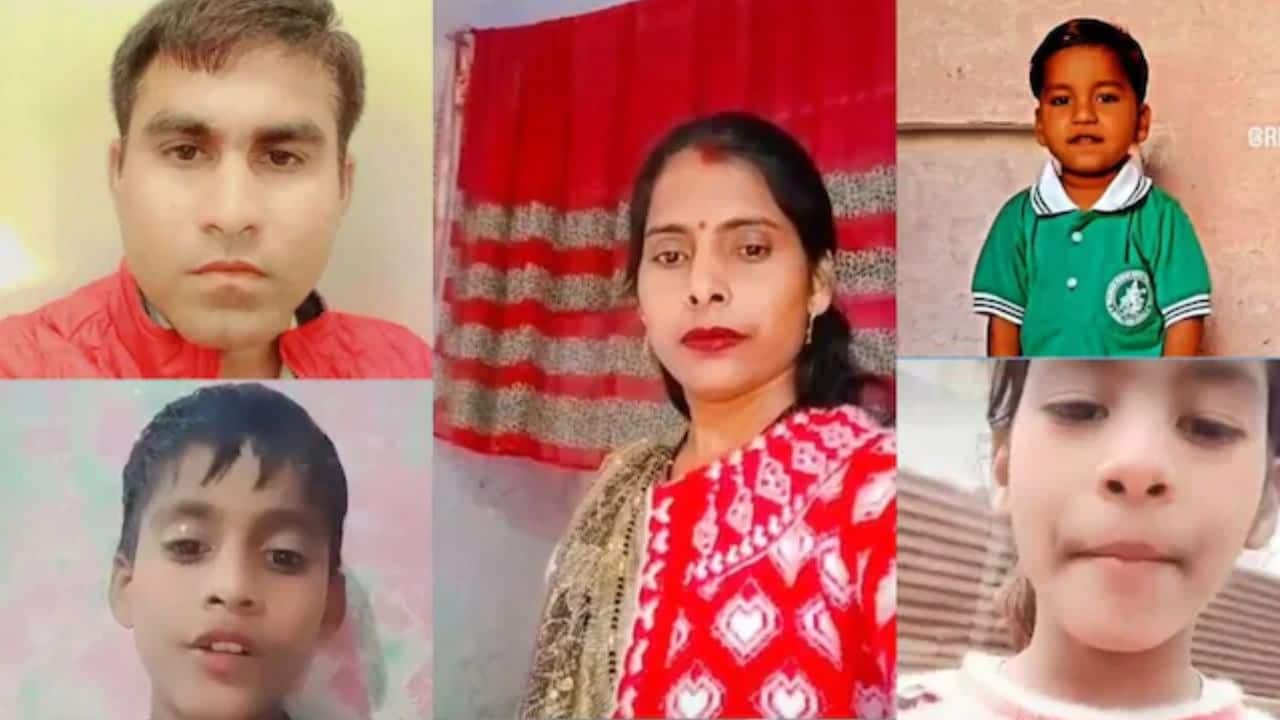 महेश उनकी पत्नी ललिता, बच्चे लड्डू, मिष्टी और साक्षात की फाइल फोटो. महेश उनकी पत्नी ललिता, बच्चे लड्डू, मिष्टी और साक्षात की फाइल फोटो.