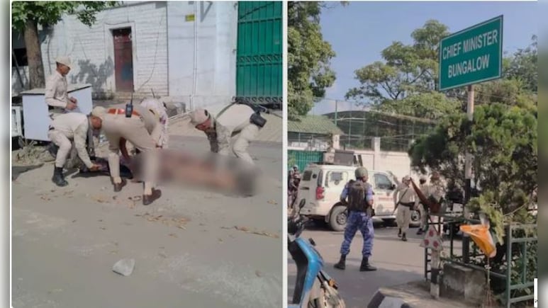 Manipur Violence: Four Killed, Locals Take Bodies To CM Yumnam Singh's House