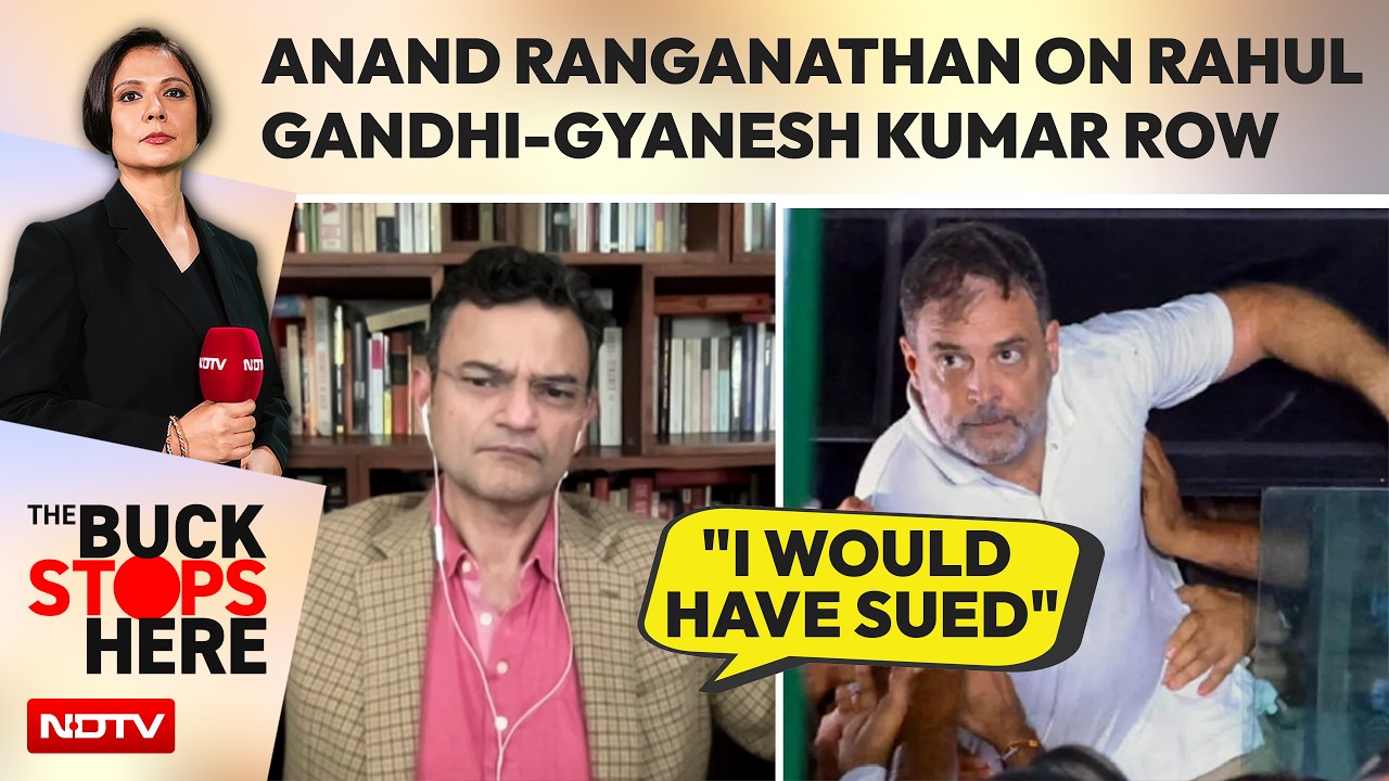 "If I Was Gyanesh Kumar, I Would Have Sued Rahul Gandhi": Anand Ranganathan