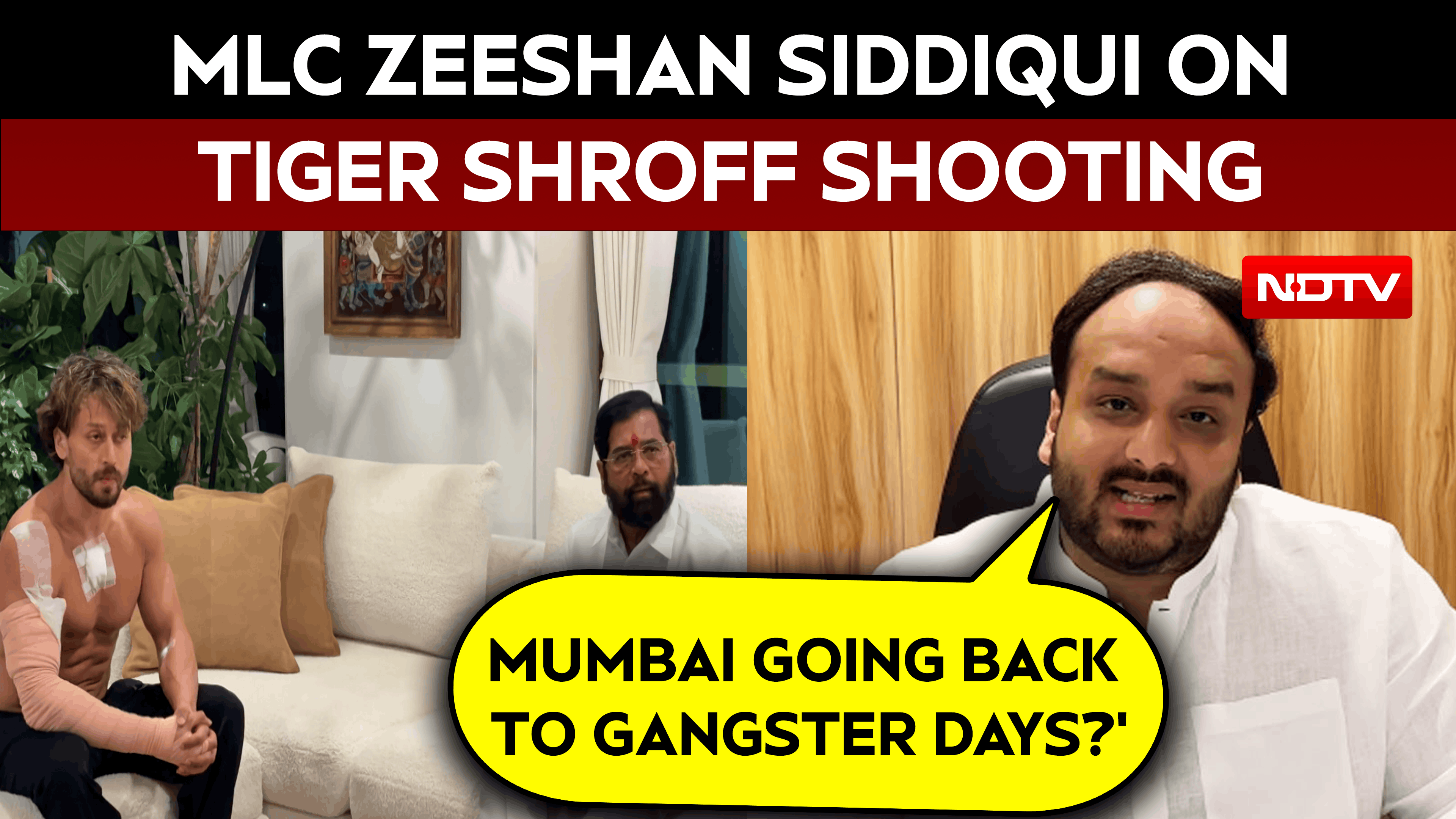 MLC Zeeshan Siddiqui On Tiger Shroff Attack: 'Even I Don't Feel Safe' | Questions Maharashtra Govt