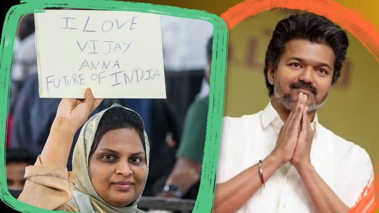 Vijay's Supporters Wave 'PM Vijay 2029' Placards During PM Modi Speech