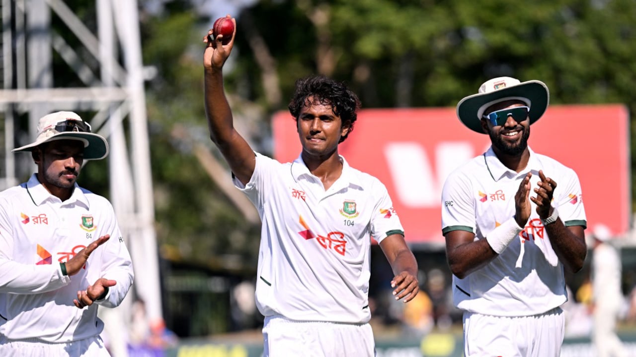 Bangladesh Pacer Hasan Mahmud Claims Historic Test Hat-Trick Against Afghanistan