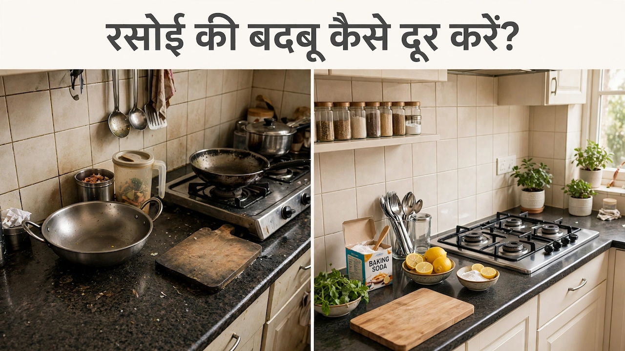 रसोई से बदबू आए तो क्या करें? ये देसी जुगाड़ मिनटों में दूर करेगा किचन की बदबू