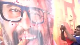 <i>Jailer 2</i> Fever: Fans Perform <i>Aarti</i>, Pour Milk On Rajinikanth's Poster In Chennai