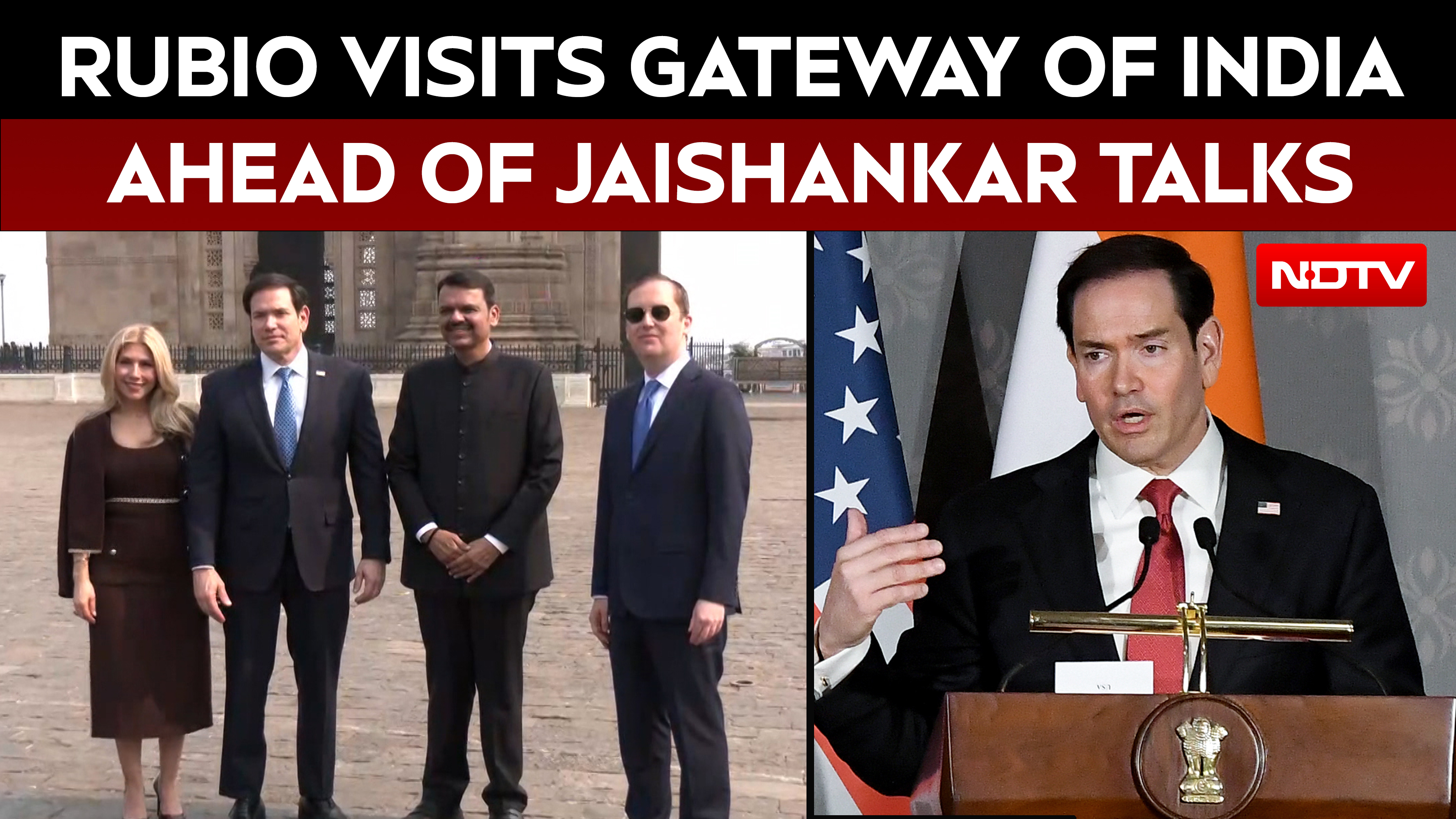 Marco Rubio Visits Gateway Of India Ahead Of Key S Jaishankar Meeting