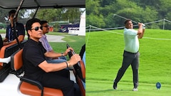 Sachin Tendulkar, Ronaldo Nazario Come Together At Delhi Golf Club