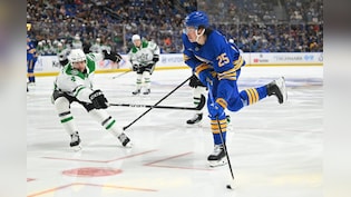 Owen Power Furious After Trevor Zegras&rsquo; High Stick Leads To Wrong Penalty Against Buffalo Sabres