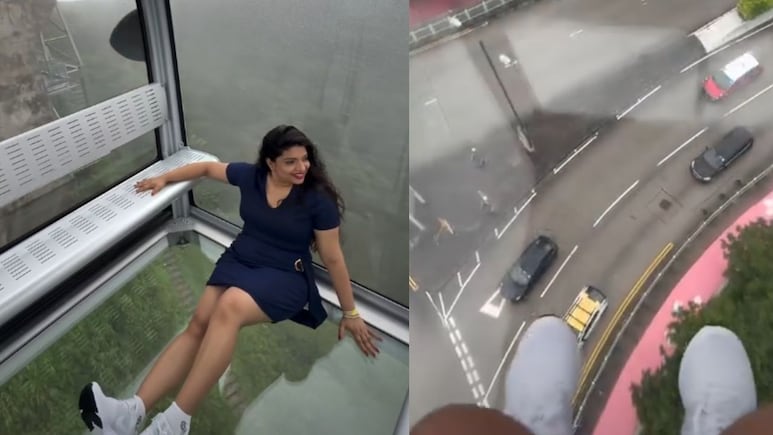 Video: This Hong Kong Cable Car Lets You See The Ground Through The Floor