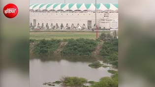 लखनऊ में इकाना स्टेडियम तक पहुंचा गोमती का पानी, आज होना है भारत-वेस्टइंडीज मुकाबला