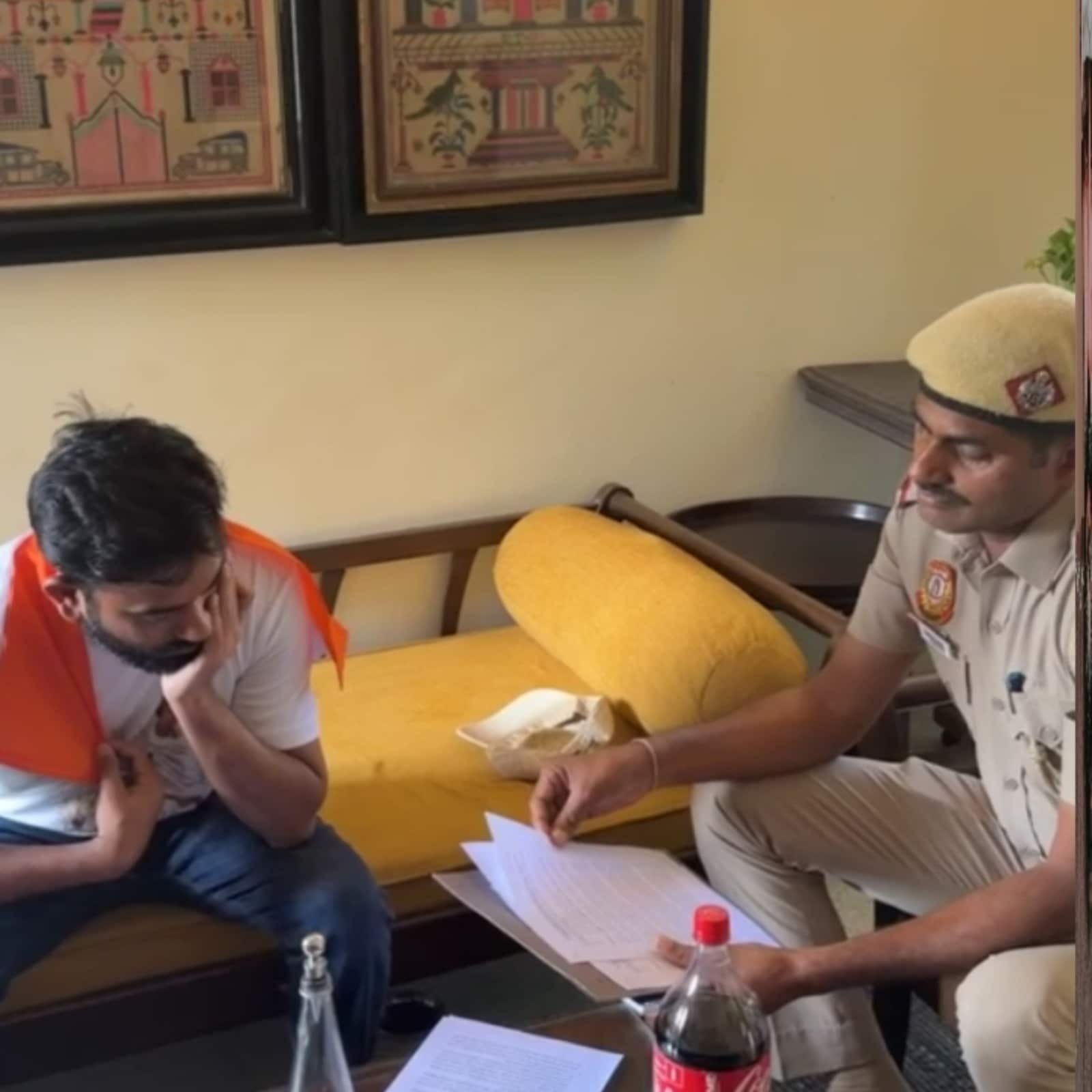 "Don't Hold Tiranga March": Delhi Police At Abhijeet Dipke's Home