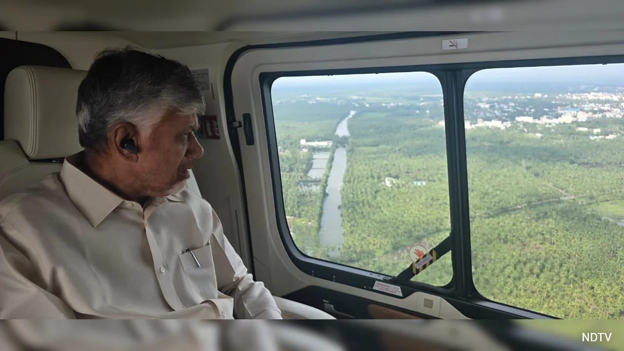 Chandrababu Naidu Surveys Cyclone-Hit Andhra As Damage Estimate Reaches Rs 4,600 Crore
