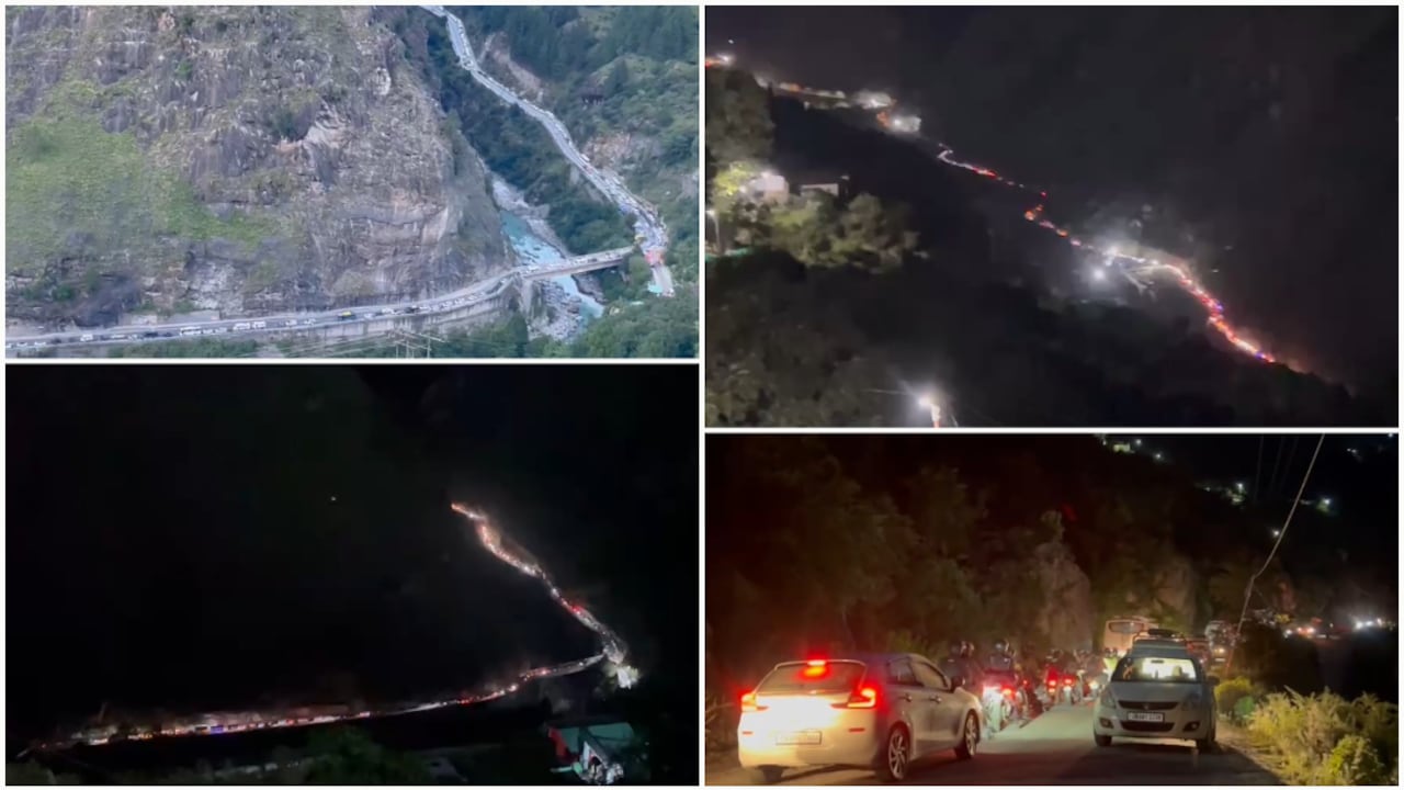 चारधाम यात्रा पर जा रहे हैं तो जरा ये ट्रैफिक की लाइन देख लें... बद्रीनाथ धाम में जाम से व्यवस्था हुई धड़ाम