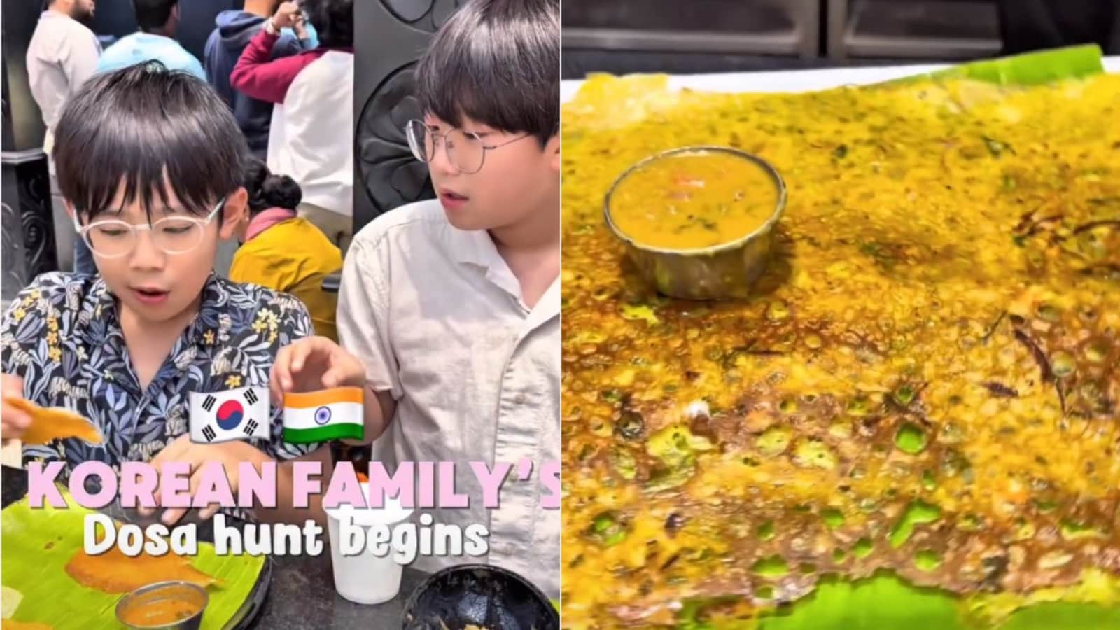 Video: Koreanische Familie probiert Bengalurus beliebteste Dosas und kürt ...