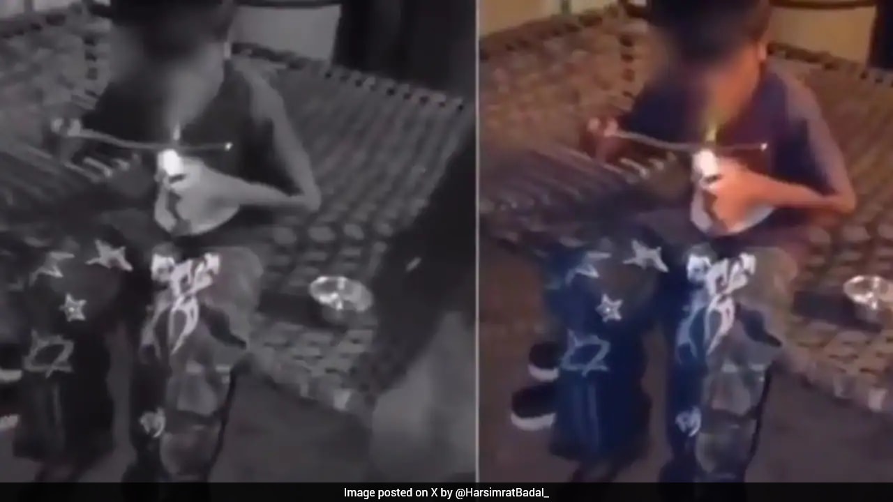 Video Of Child Allegedly Taking Drugs Surfaces In Punjab, Row Erupts