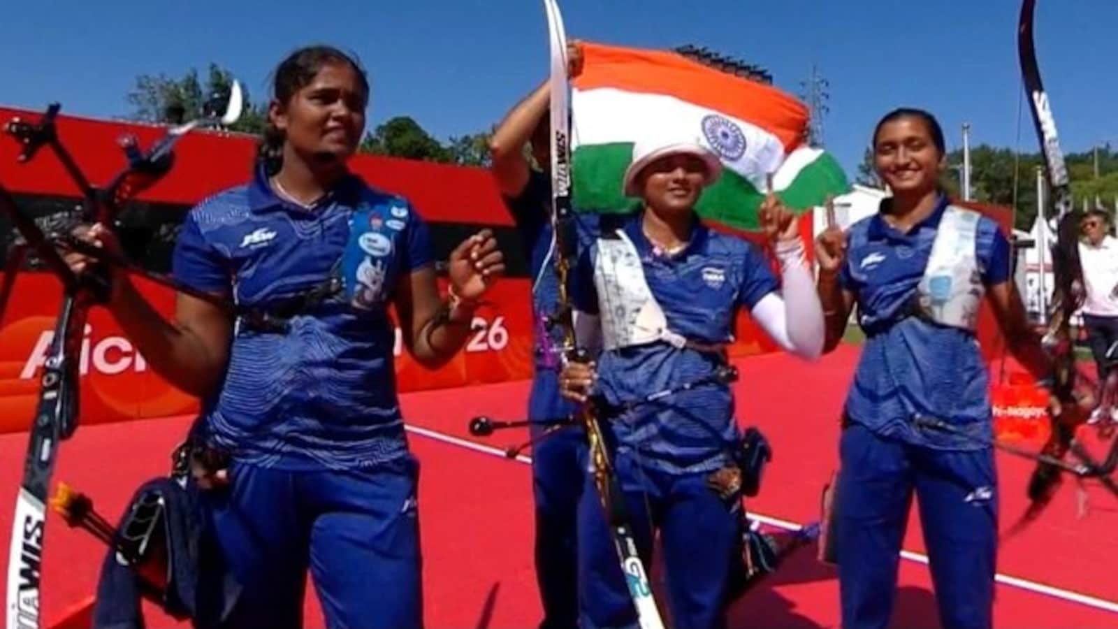Asian Games 2026 Day 13 LIVE Updates: India Win First-Ever Womens Recurve Archery Gold, Defeating 10-Time Olympic Champions South Korea