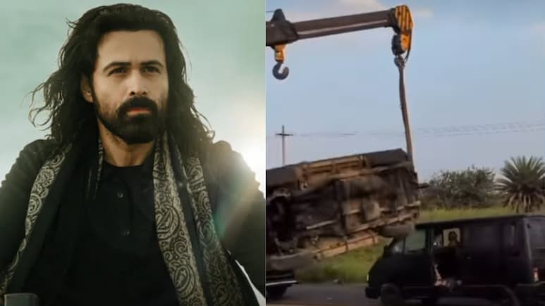 Emraan Hashmi Has A Close Shave On Gunmaaster G9 Sets As Car Crashes Near His Face | Video
