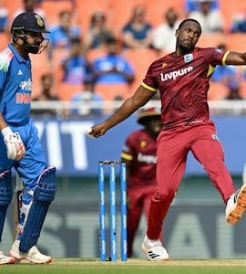 India vs West Indies LIVE Score, 3rd ODI Live Updates: Rohit Sharma-Ruturaj Gaikwad Steady India After Virat Kohli-Shubman Gill Flops vs WI