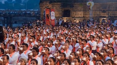 Nashik Kumbh Mela: 6,500 People From 650 Villages Perform Godavari Aarti Setting Guinness World Record — Watch Video