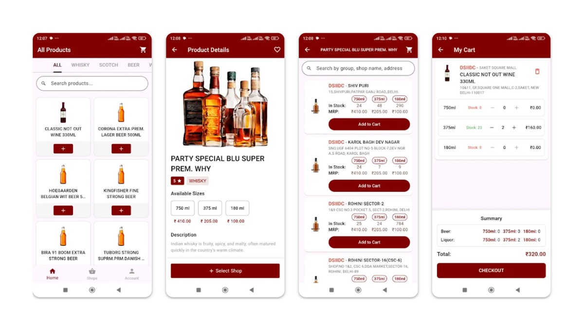 Delhi Liquor Booking ऐप: घर बैठे ऑनलाइन खरीद पाएंगे शराब, आ गया सरकारी ऐप