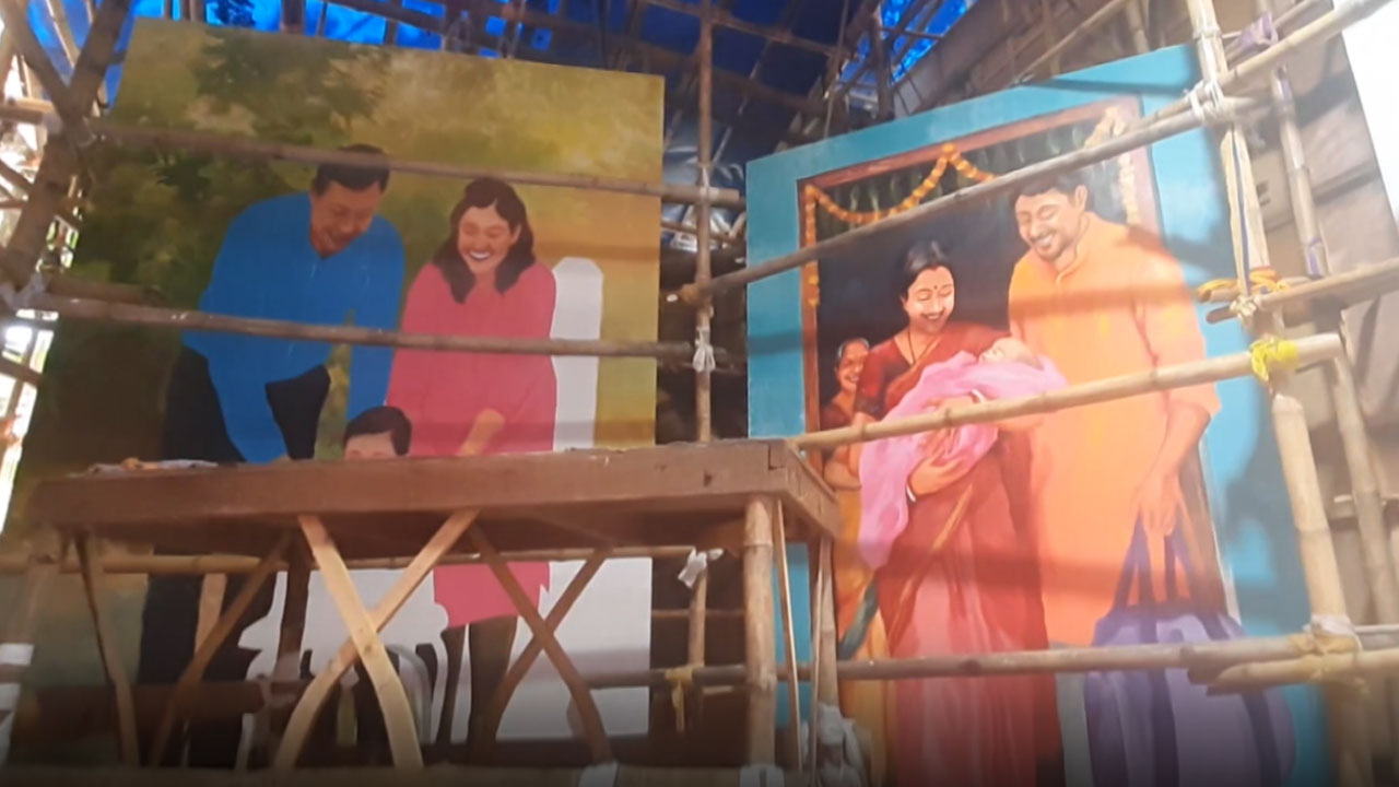 This Durga Puja Pandal In Siliguri Explores Impact Of Divorce On Children