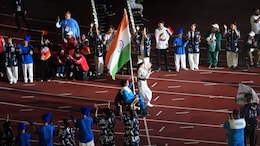 Asian Para Games: Double Gold-Medalist Mona Agarwal Leads Indian Contingent In Closing Ceremony