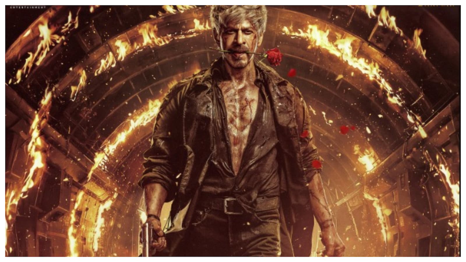Shah Rukh Khan’s ‘King’ Unveils a Rose-and-Gun Poster, Stoking Holiday-Season Hype