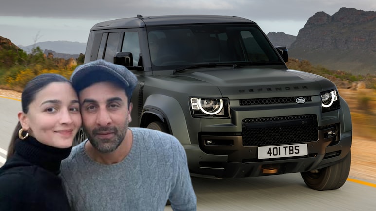 Ranbir Kapoor, Alia Bhatt Spotted Driving Land Rover Defender Octa: Watch