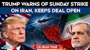 US Iran War Latest News | Trump Warns US Could Strike Iran As Soon As Sunday, Keeps Deal Option Open