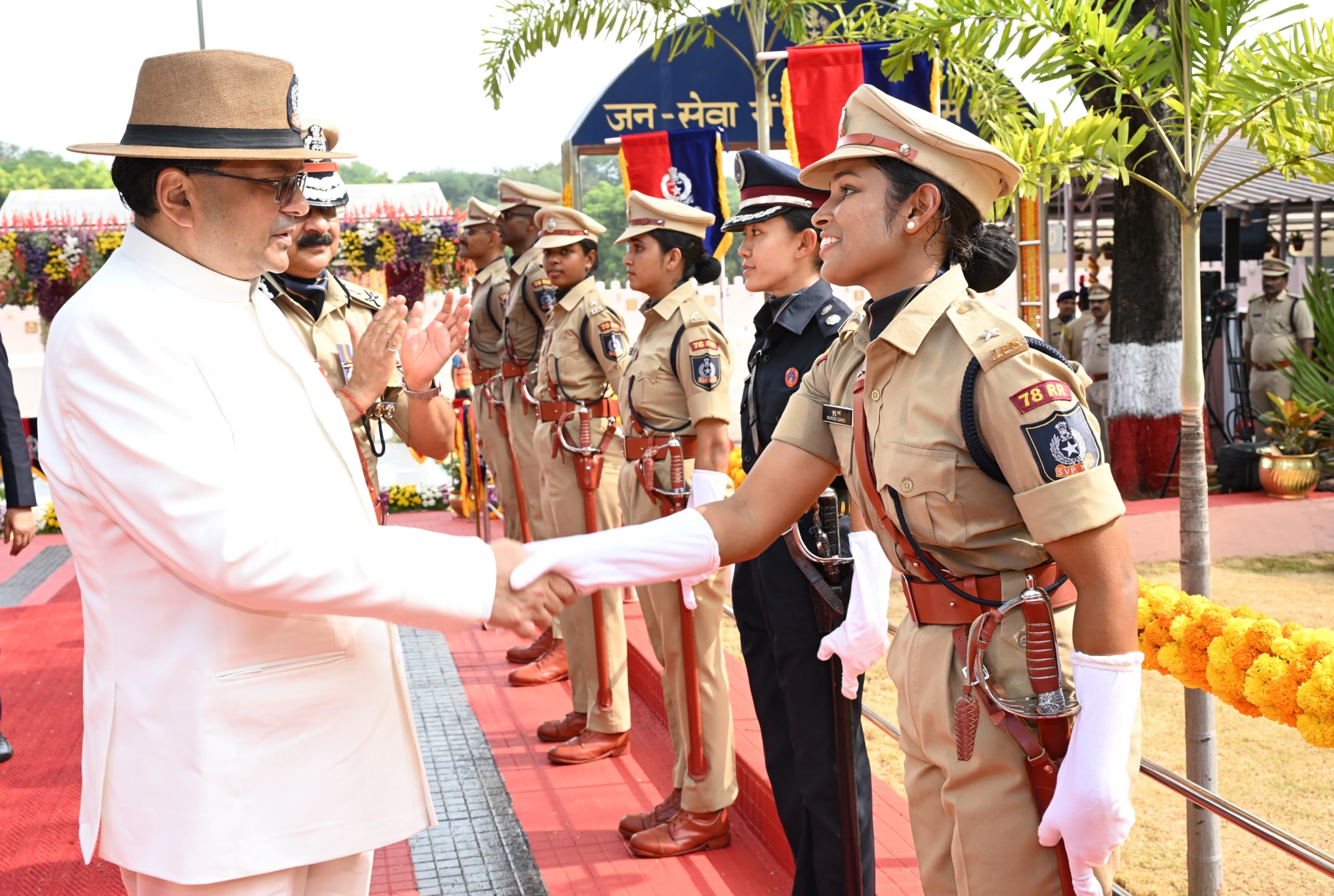 ips kuhu garg emotional post after sword of honour svpnpa passing out parade