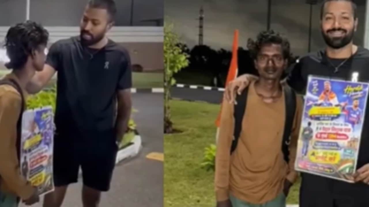 1000 KM पैदल चलकर हार्दिक पंड्या से मिलने पहुंचा फैन, क्रिकेटर ने दिखाया बड़ा दिल, नया घर देने का  किया वादा !