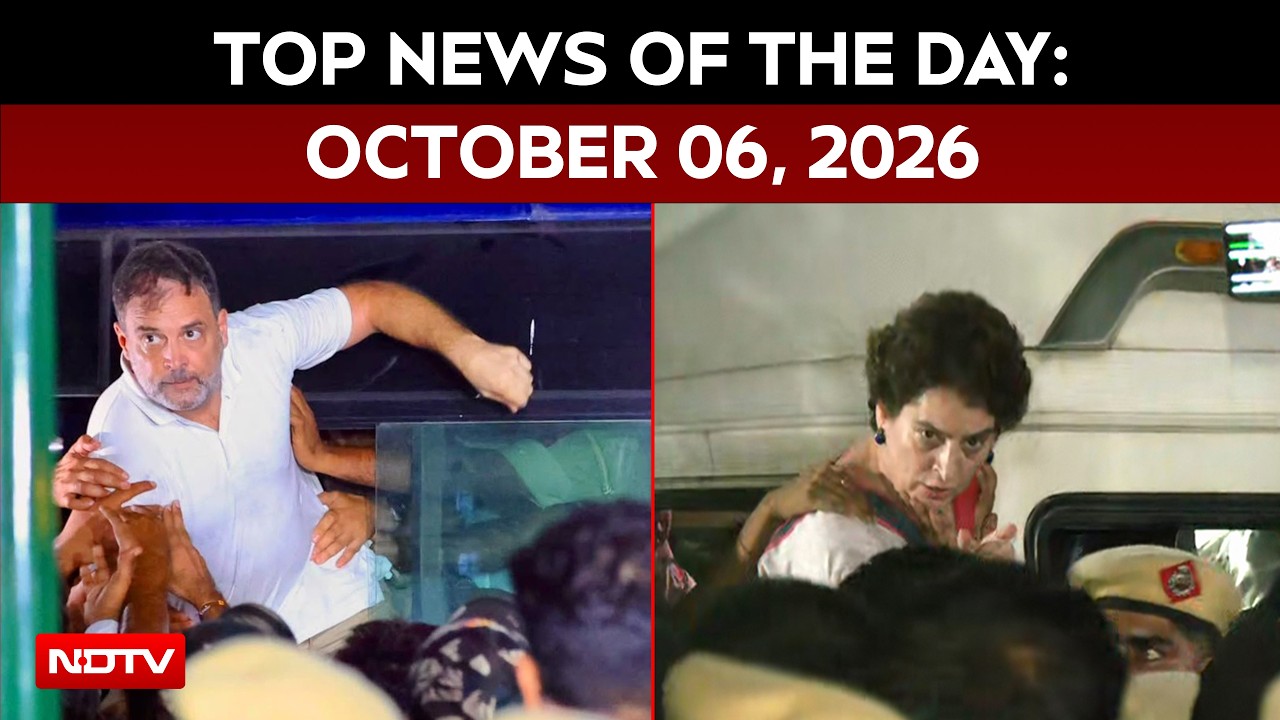 Rahul Gandhi Detained After Protest Against Gyanesh Kumar | Biggest Stories Of October 6, 2026